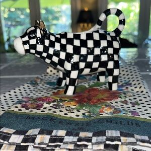 MacKenzie-Childs Ceramic Cow Creamer
